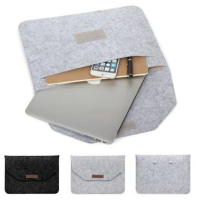 MacBook Air Pro 11/12/13/15 Wool Felt Sleeve Laptop Case Cover Bag