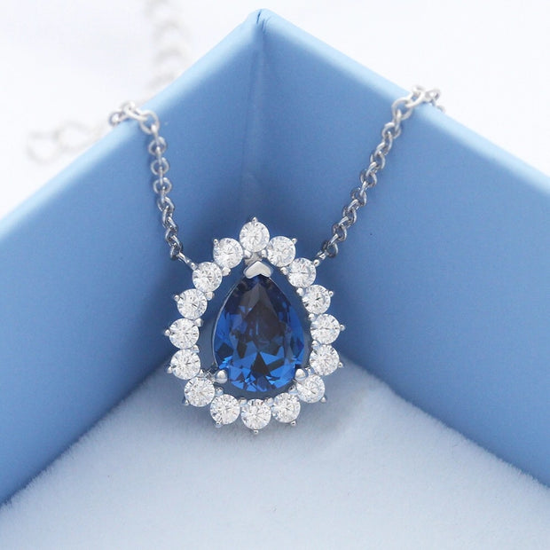Sapphire Stone Jewelry Set