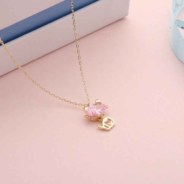 Pink Zircon Necklace