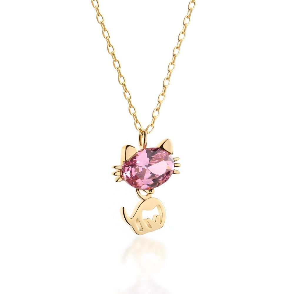 Pink Zircon Necklace